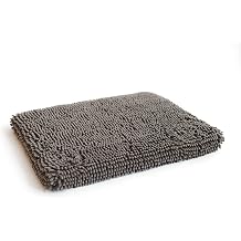 Dirty Dog Cushion, Grey, 28x46 X-Large, Dog Gone Smart Pet Products