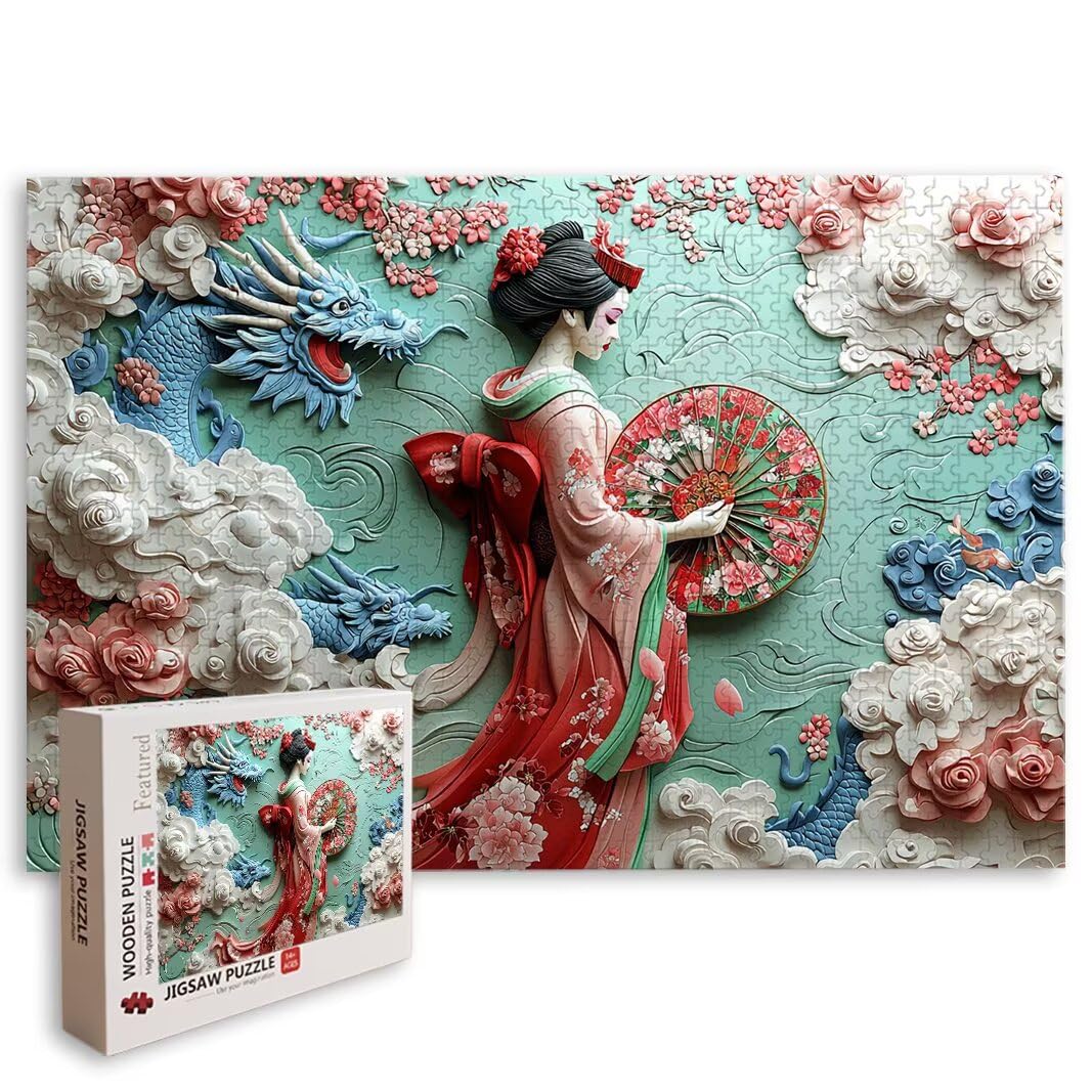 Puzzle Giappone, Puzzle 5000 Pezzi Adulti per Decor, Regalo Donna -8440