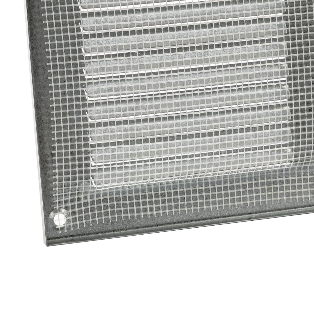 Griglia Di Ventilazione In Metallo Nero – 200 Mm X 100 Mm - Foto 7