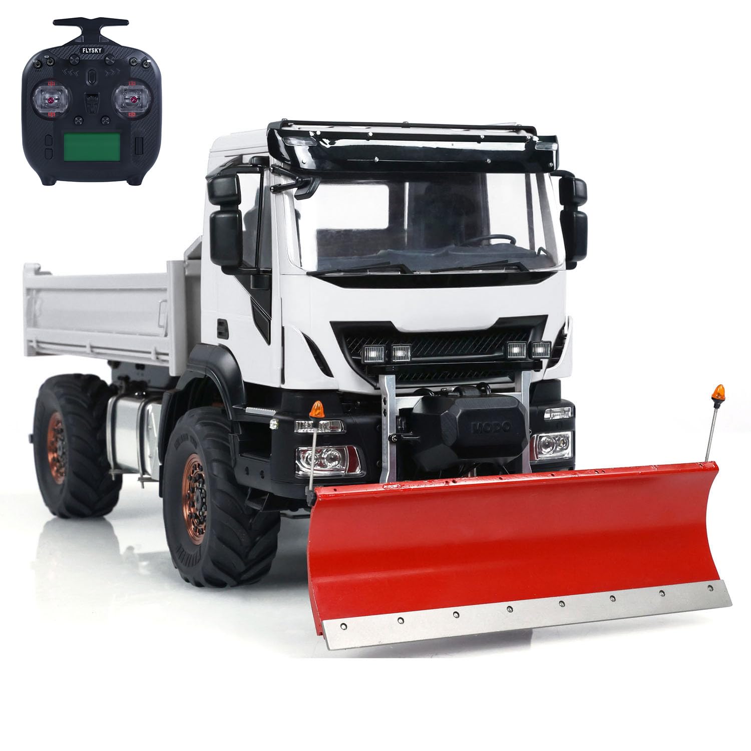 TOUCAN RC HOBBY 1/14 Rc Truck Hydraulique Dumper 4X4 Métal Truck Télécommandé Pelle à neige Voiture