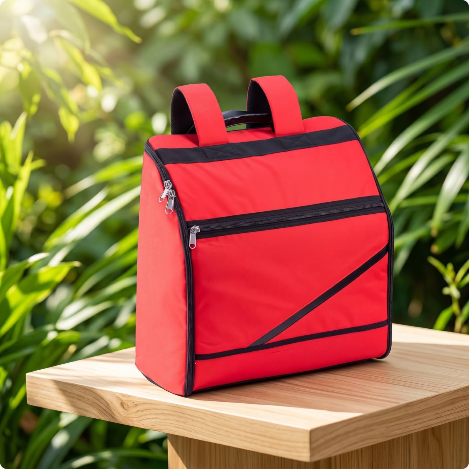 Borsa da Trasporto Imbottita Custodia Antiurto Zaino per Musicisti, Studenti di Musica, Concerti, 96 Bassi
