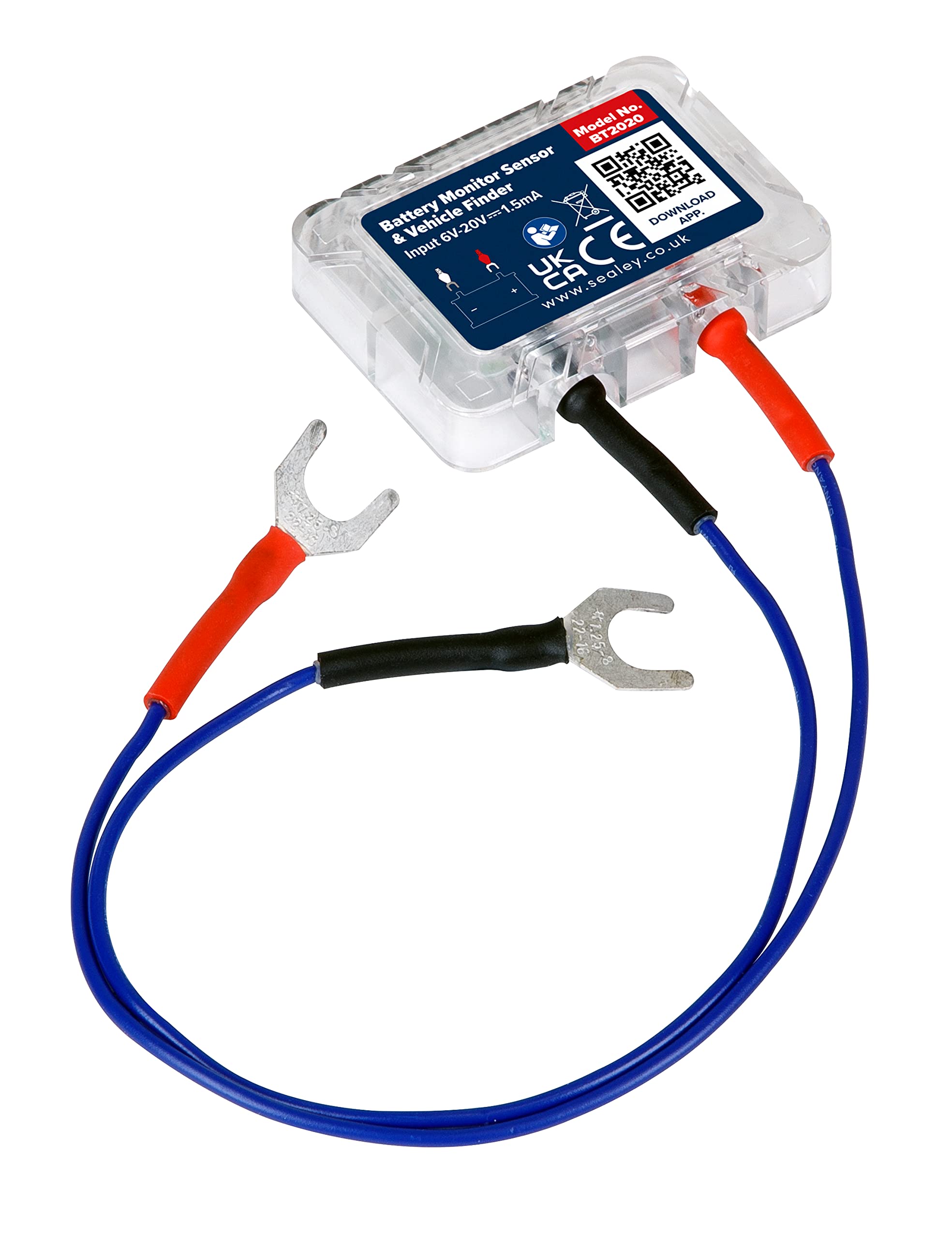 Sealey BT2020 Battery Monitor Sensor & Vehicle Finder Waterproof 6-20V Range