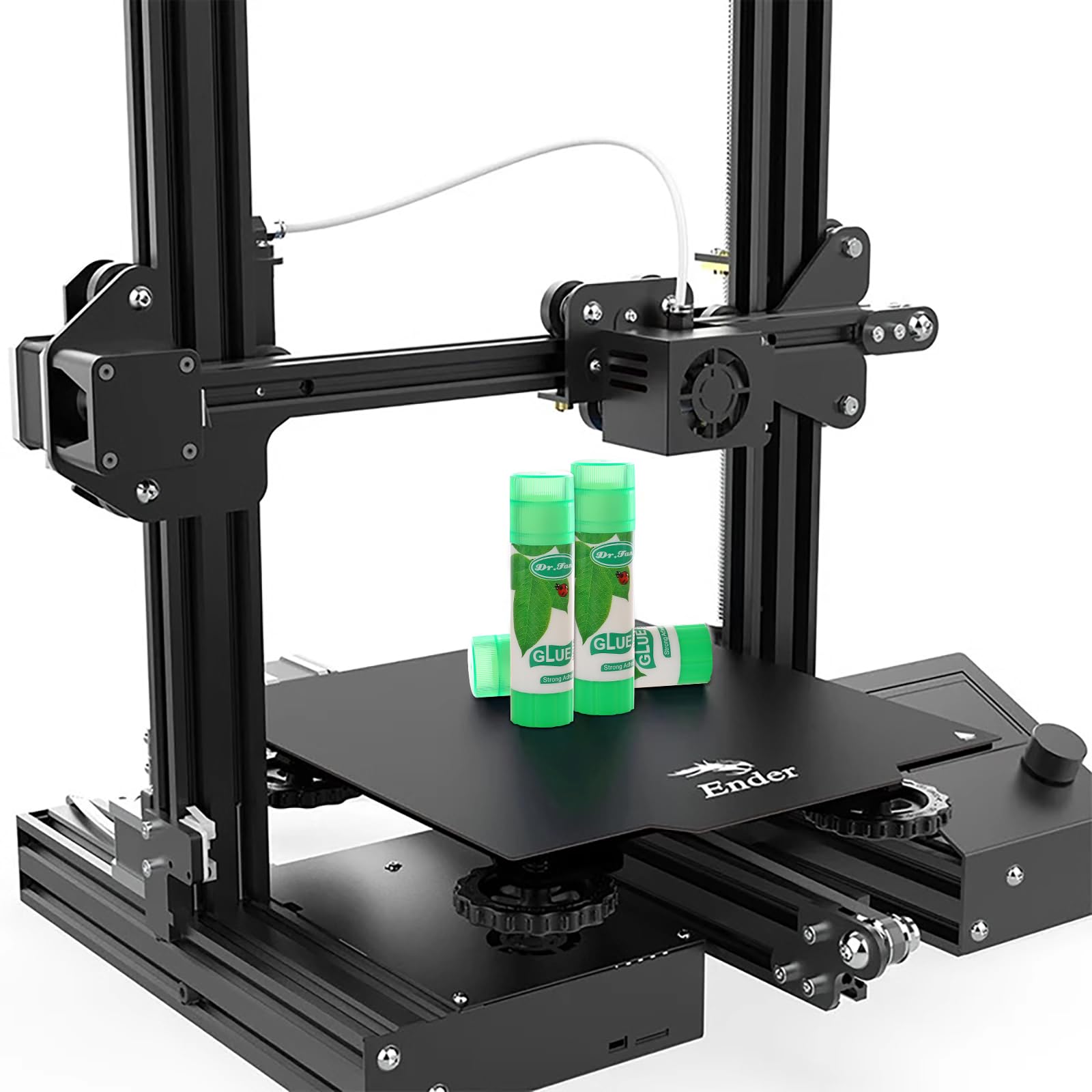 Kleber für 3D-Drucker, PVP Festkleber für Heizbett, verhindert Verformung, einfaches Lösen und waschbar, kompatibel mit PLA, ABS, Hüften, PET, ASA-Filamenten und verschiedenen Platten