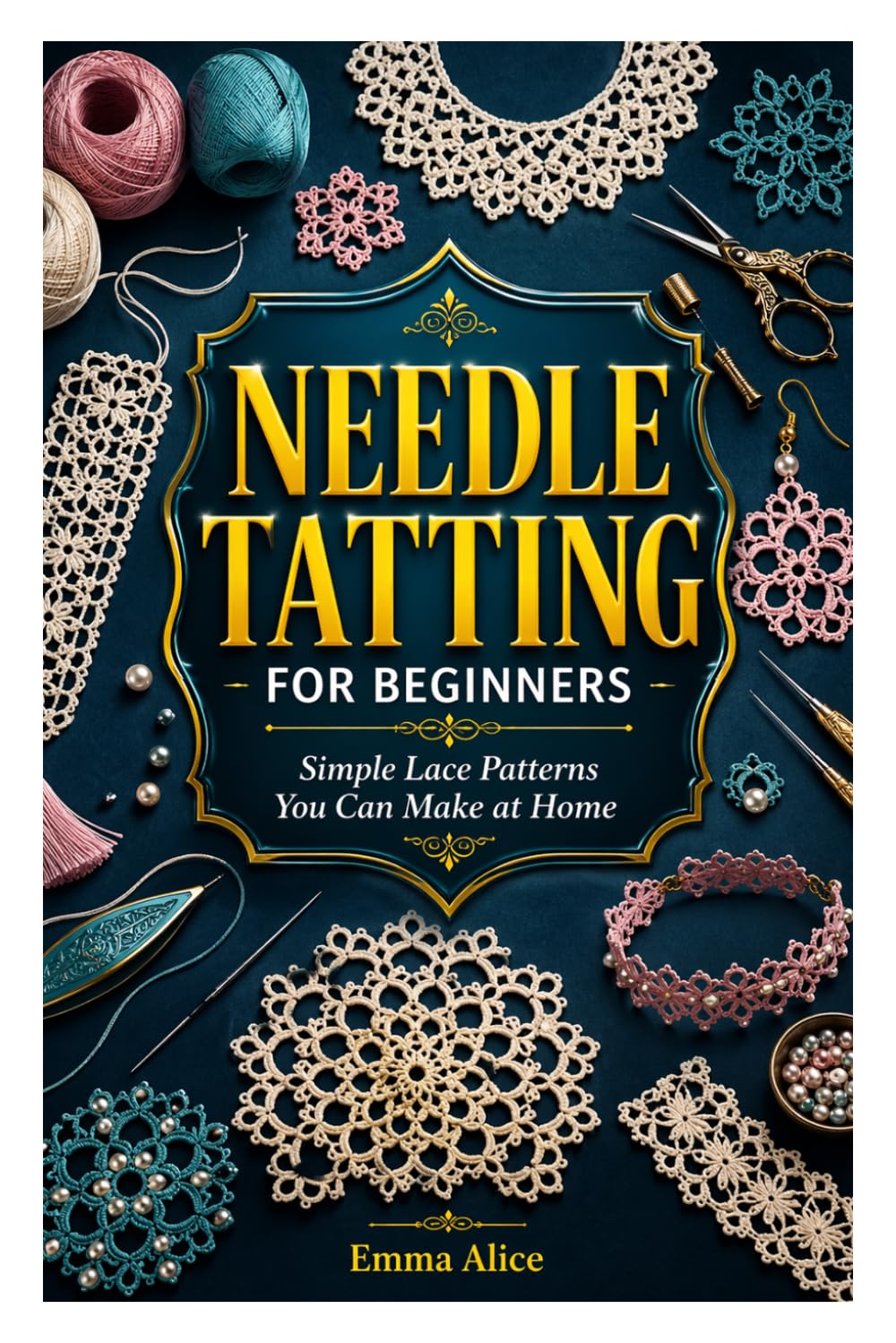 NEEDLE TATTING FOR BEGINNERS: Simple Lace Patterns You Can Make at Home