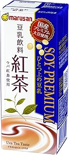 マルサン ソイプレミアムひとつ上の豆乳 紅茶 200ml×24本
