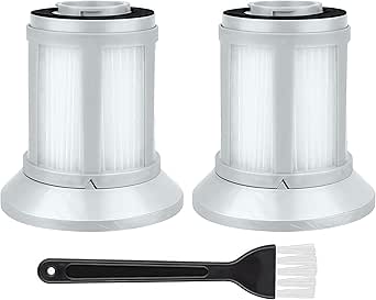 Replacement Filter for Bissell 2156A 1665 16652 1665W Zing Canister Vacuum - Replacement Upright Vacuum Filter Compatible with Bissell Powerforce 1665 | 1613056 (2 Filters and 1 Brush)