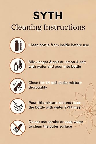 Miniatura 9 de SYTH Botella de agua de lujo 100% cobre puro, 34 onzas, sin BPA, botella de cobre ayurvédica para mujeres y hombres, probada en laboratorio,