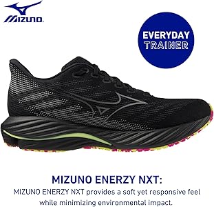 デラロミラノ Amazon.com | Mizuno Men's Wave Rider 28 Running Shoe, Black