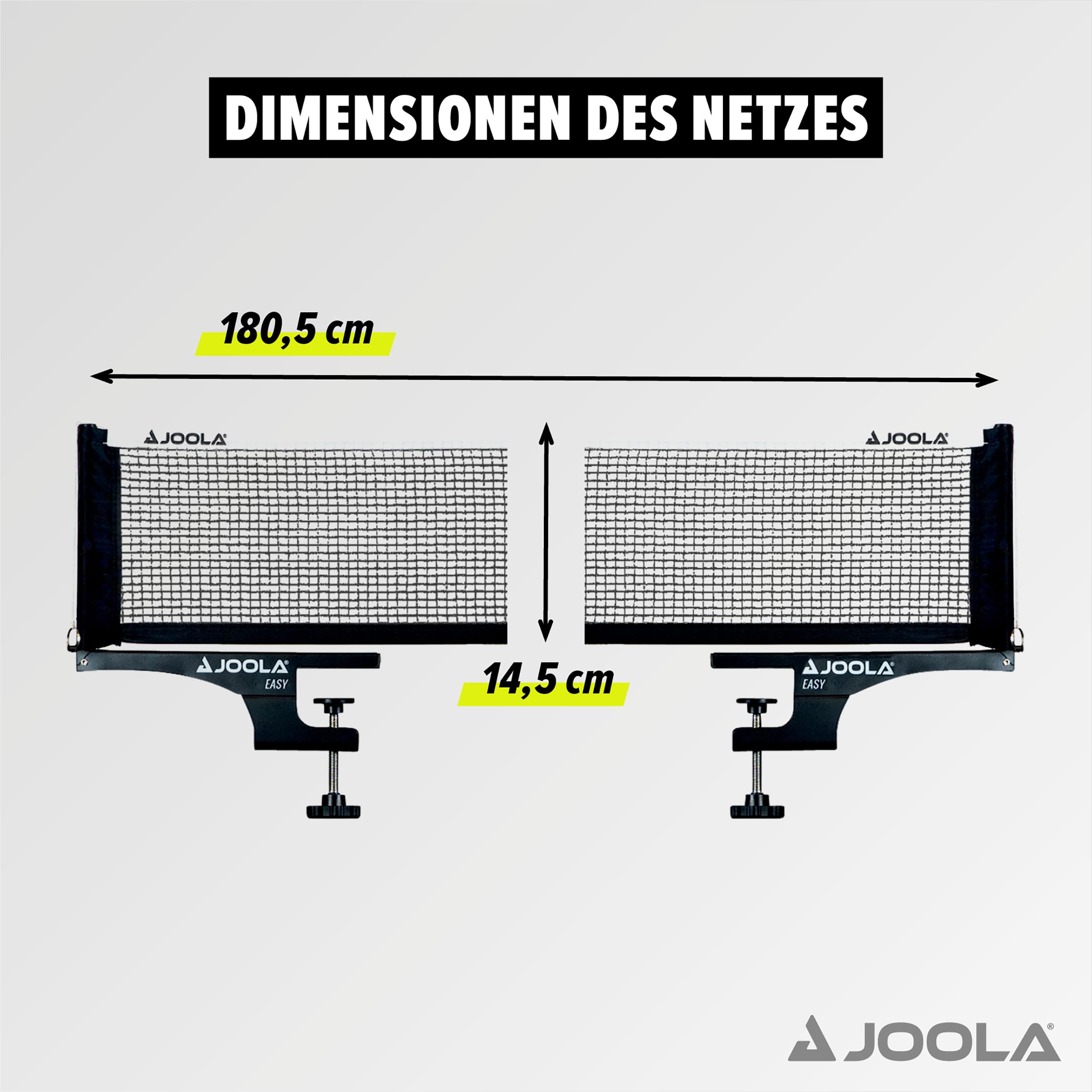Joola 31008 Red Postes de ping pong con soporte negro