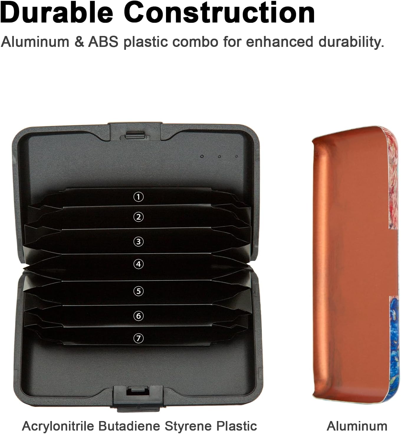 Credit Card Holder Small RFID Blocking Wallet Business Metal Slim Mini Aluminum Hard Case for Women Men