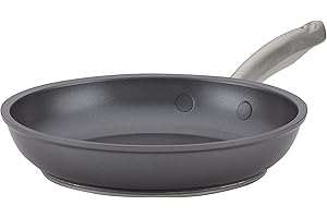 Anolon X Forged Hard Anodized Nonstick Frying Pan/Skillet, 8 Inch, Moonstone Gray