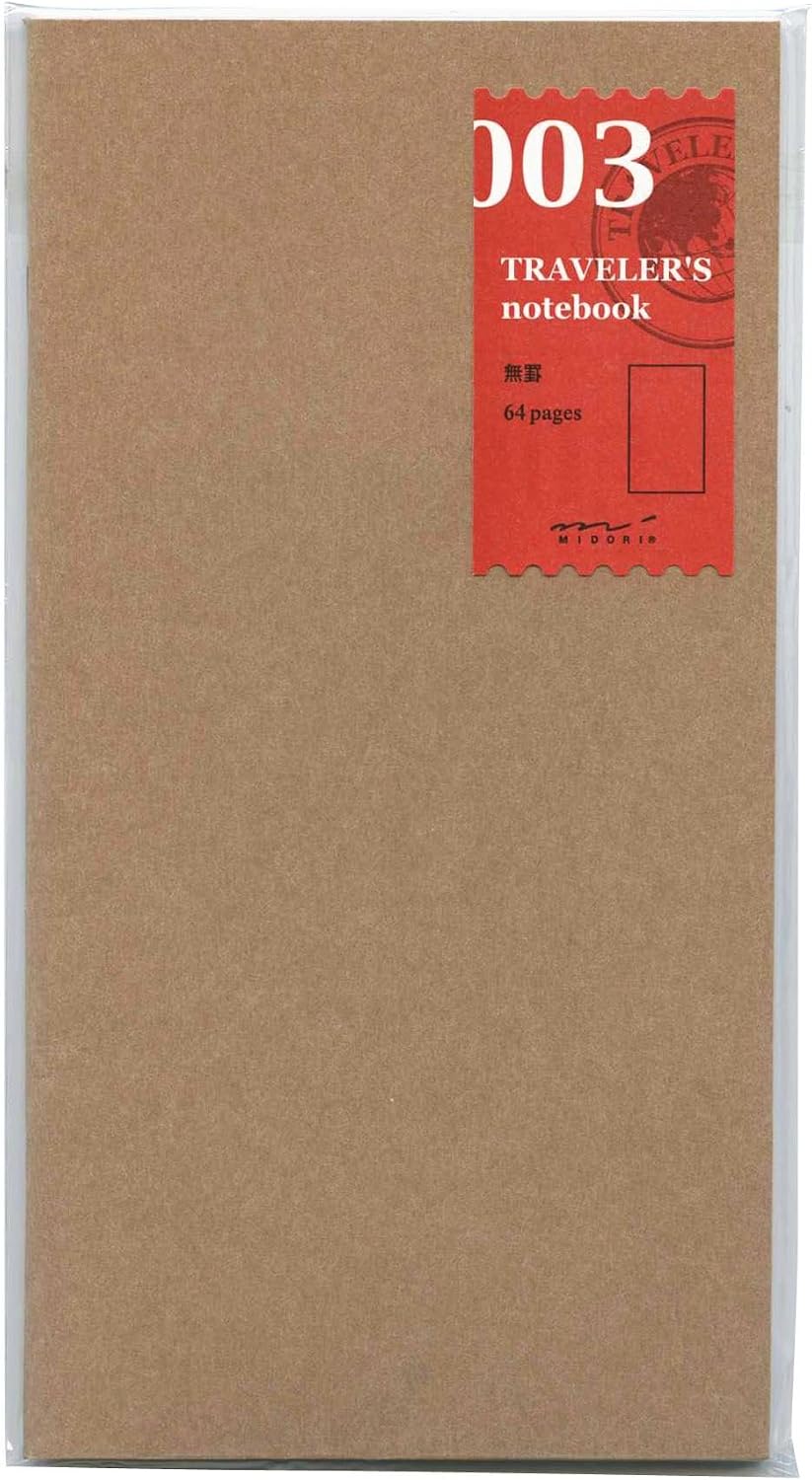 2017 Midori Traveler's Notebook (refill 003) blank
