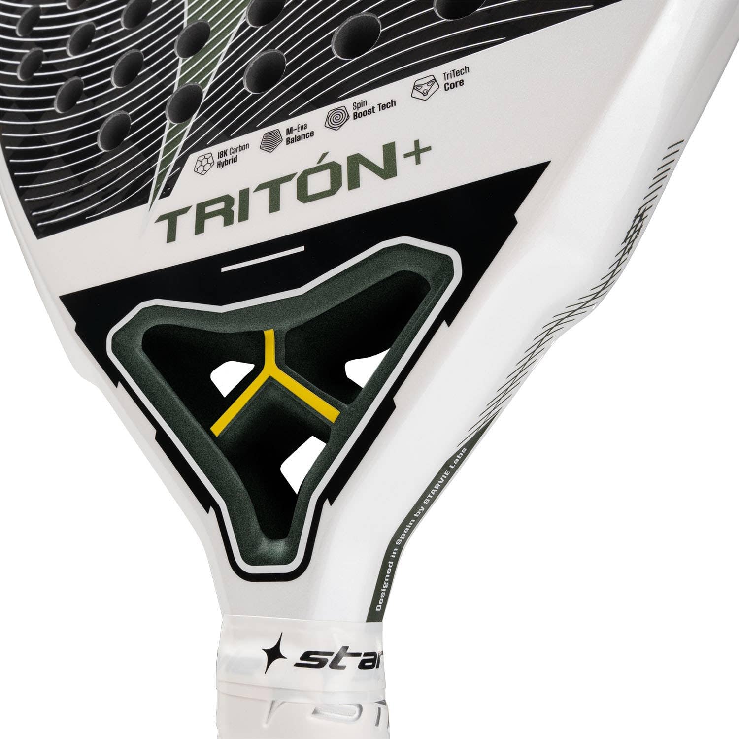 Starvie Triton Balance+ Padelschläger weiß 402g