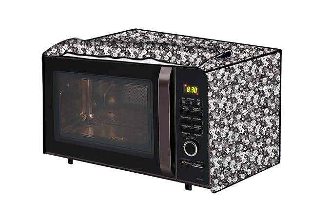 The Furnishing Tree Microwave Oven Cover for Samsung 20 L Solo MW73AD-B/XTL Floral Pattern Multicolor