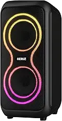 Caixa de Som Ampificada com Bluetooth LED FM, USB Pendrive Grande Potencia Heruz