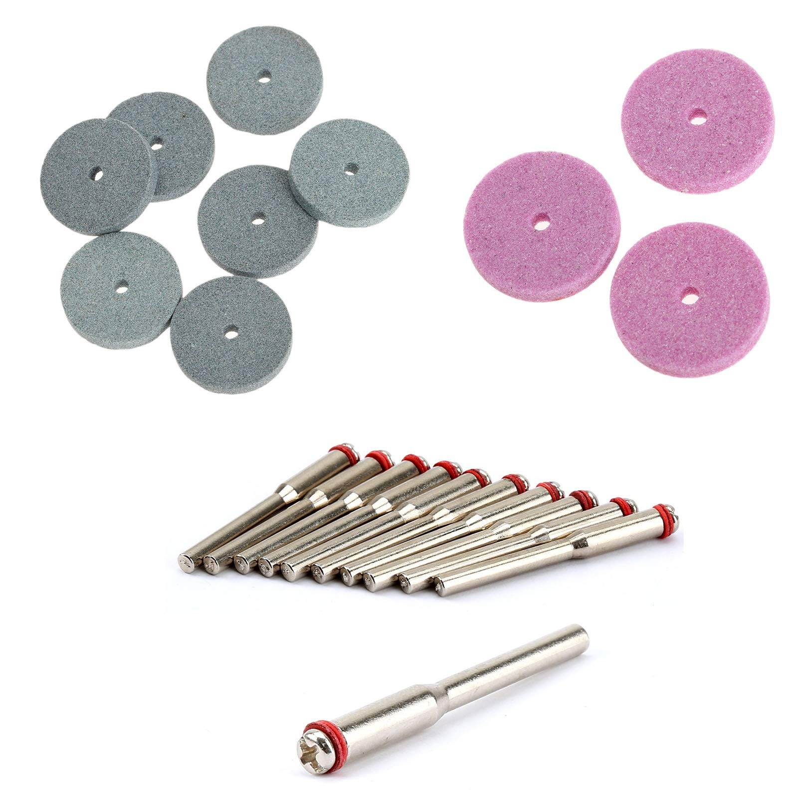 20 piezas de accesorios mm for mini taladro, disco pulido y muela abrasiva