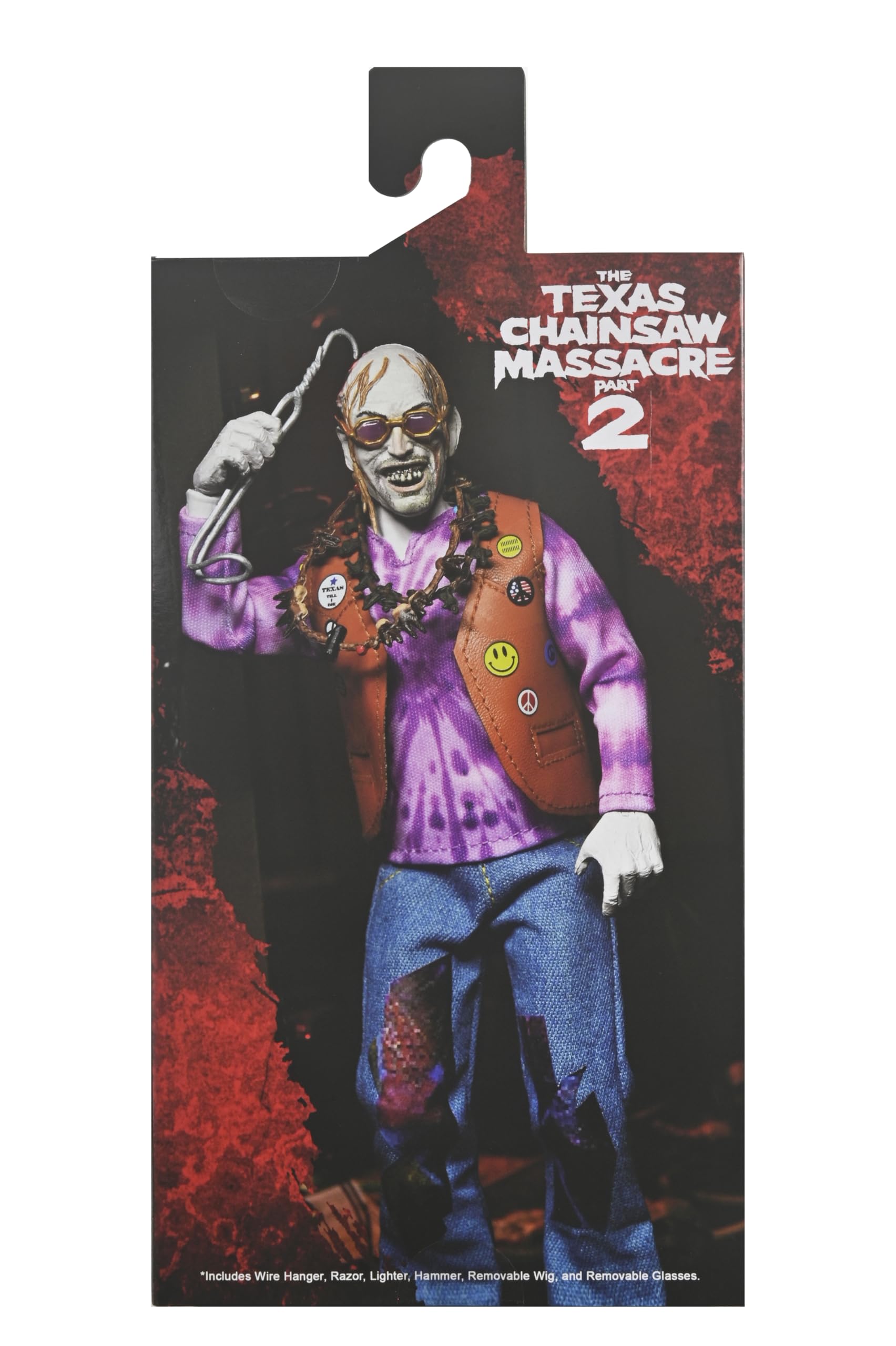 Texas piła łańcuchowa Massacre 14946 20 cm ubrania siekany top figurka