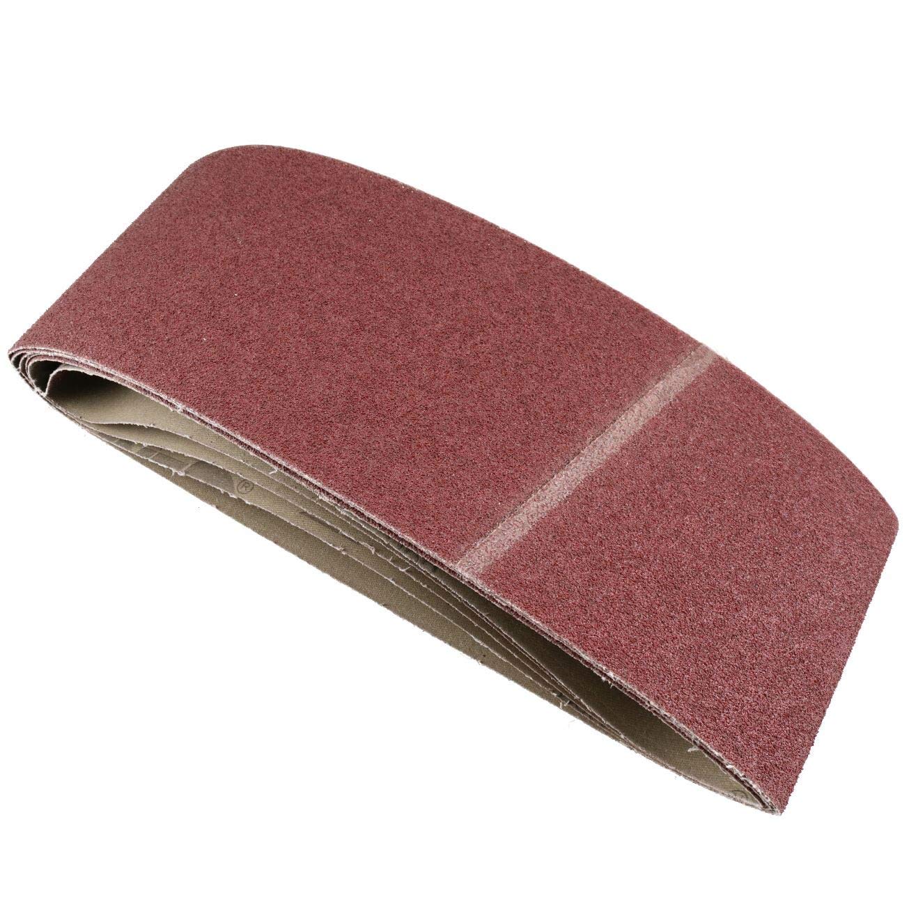 Correa archivo Finger Power Sander abrasivo Bandas de lija de 610mm x 100mm grano 80 20 pk