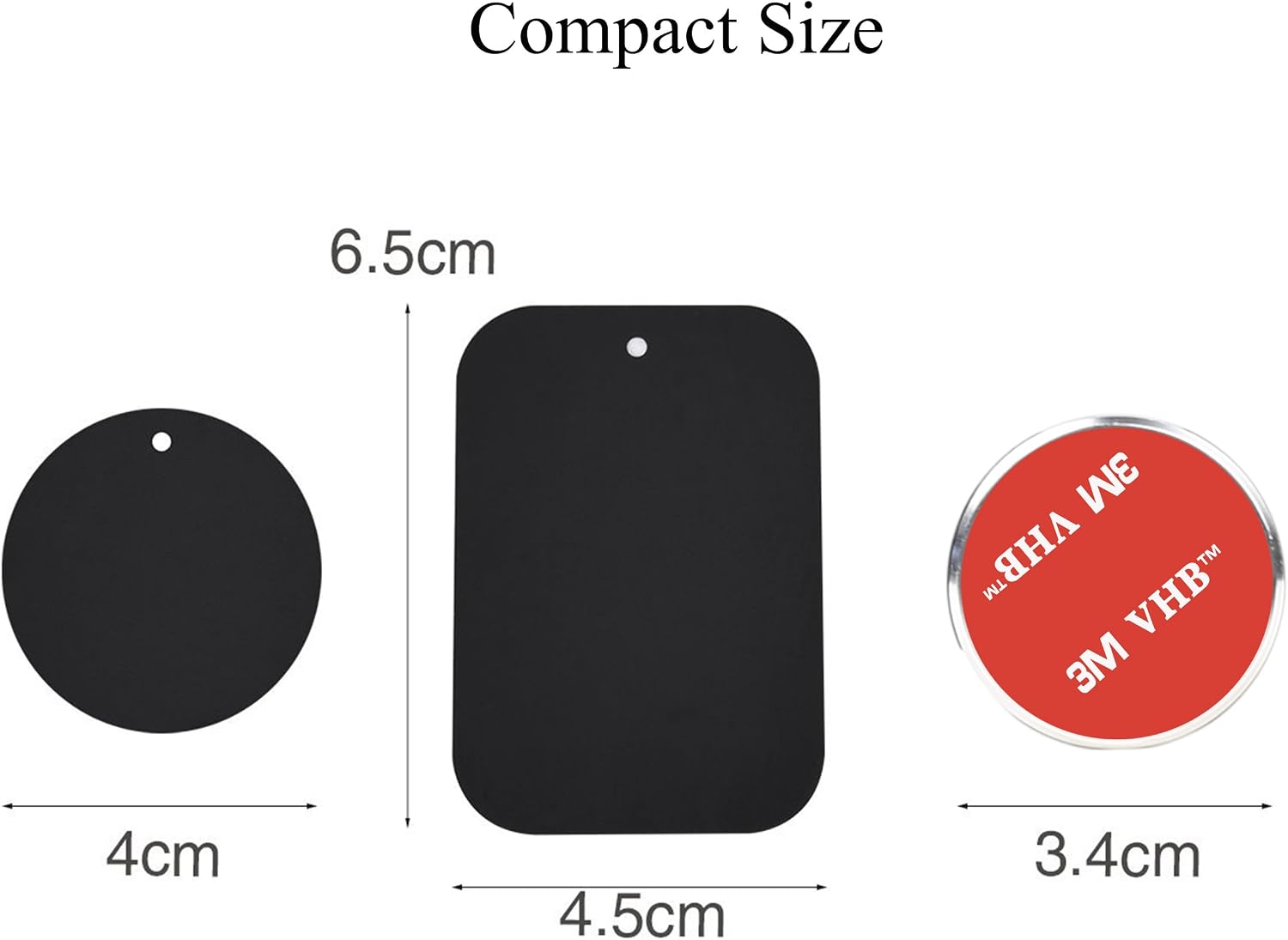 Mini Car Phone Mount Magnet Key Holder by Ailun 2Pack Stick on Dashboard Magnetic Car Mount Holder for iPhone 13 12 12Pro 12Mini 12Pro Max iPhone 11/11 Pro/11 Pro Max/X Xs XR Xs Max and More Silver