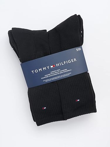 Miniatura 3 de Tommy Hilfiger Calcetines deportivos para hombre, calcetines acolchados (paquete de 5)