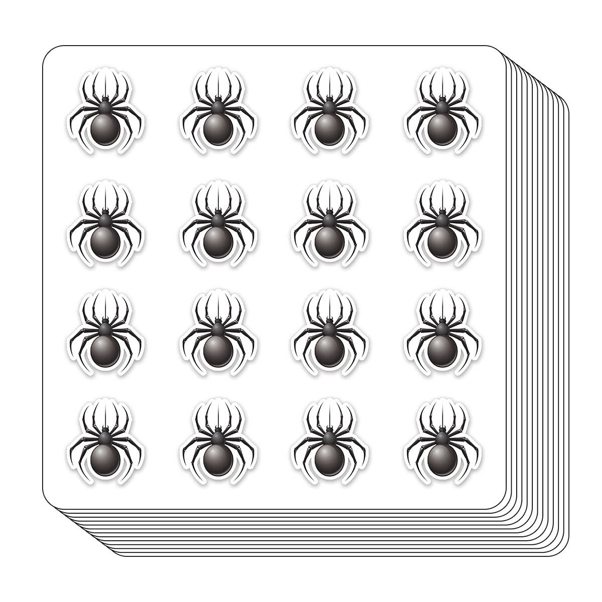 Spider Planner Stickers, 0.5in Monthly Scrapbooking Kids DIY Arts Crafting 208-Pack