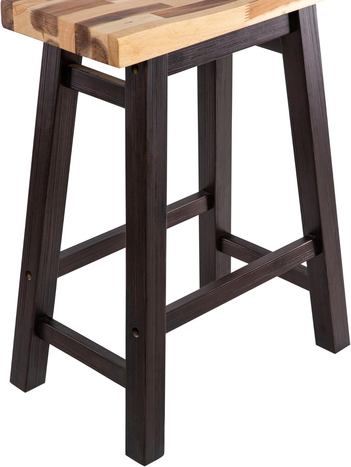 Boraam Sonoma Backless Saddle Kitchen Counter Stool - Blended Espresso