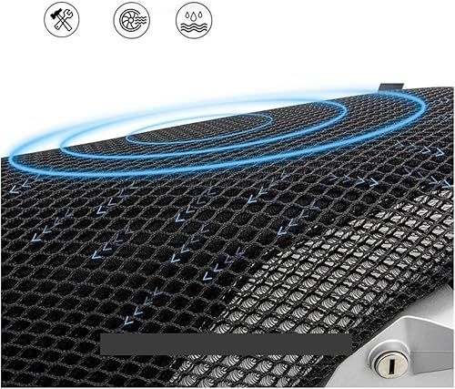 Miniatura 4 de Cojín de asiento de motocicleta para Benelli TRK 502 TRK 502X, accesorios de motocicleta, antideslizante, tela de malla 3D, transpirable, cojín