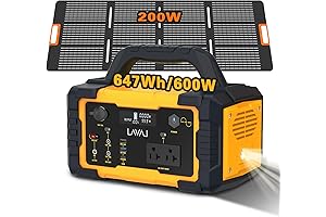 Solar Generator: 600W with Solar Panel, Sustainable Home Power