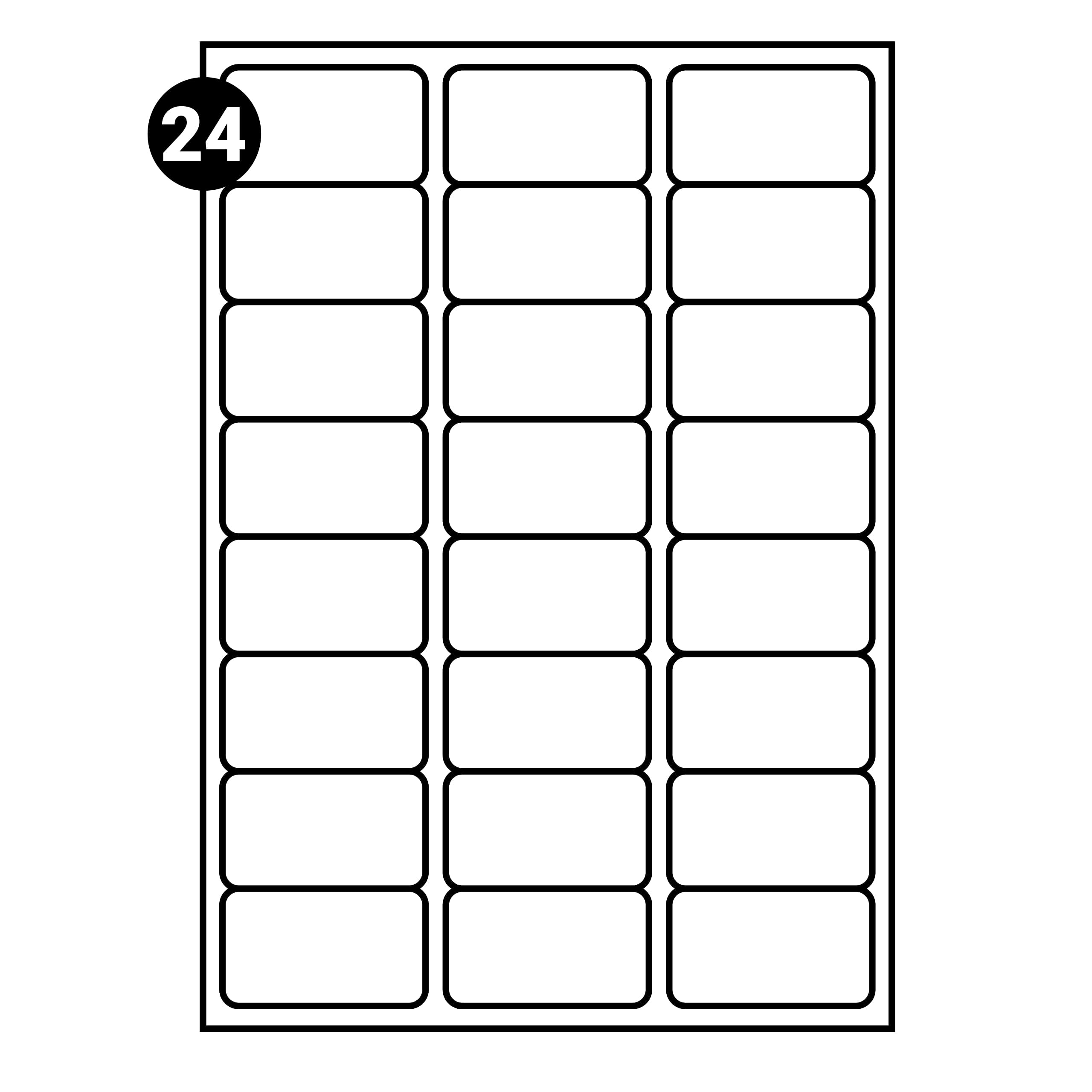 24 Labels per A4 Sheet, 500 Sheets 12000 Self Adhesive Address Mailing Labels, L7159 Compatible with Inkjet and Laser Printers โ with Permanent Adhesive (24 PER Sheet (500 Sheets)) โ image 1
