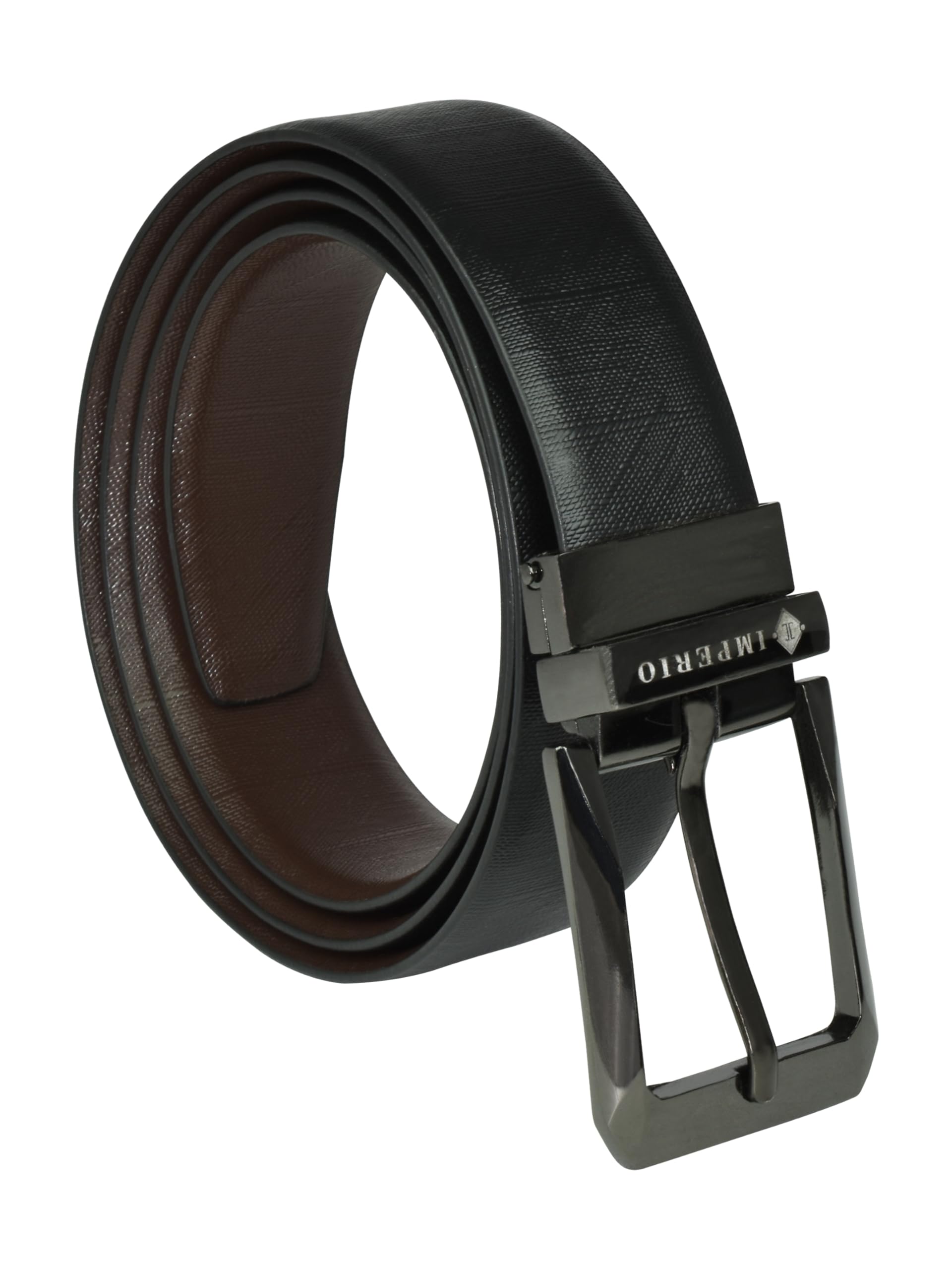 Buy AJANTA Genuine Leather Reversible Black & Brown Belt for Men