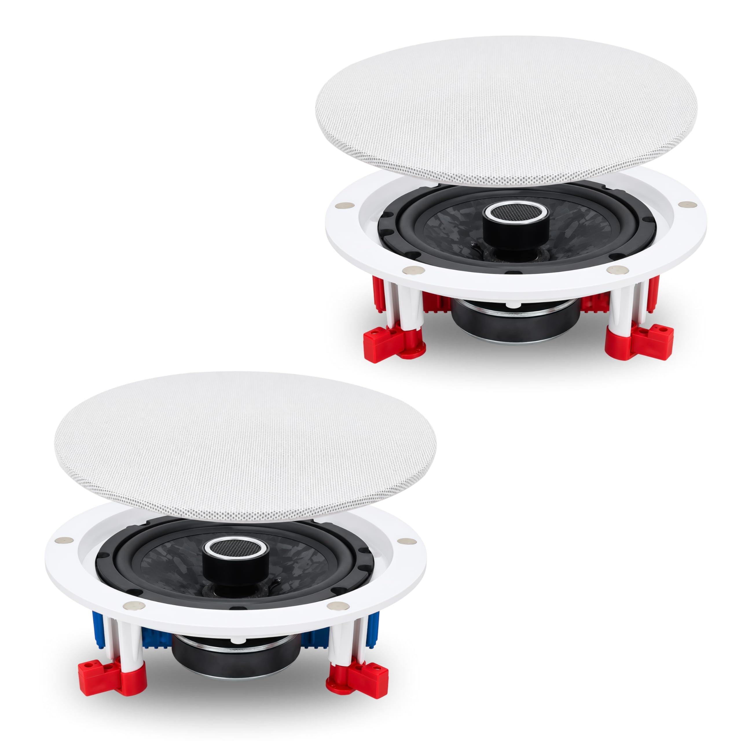Powerlink 9" Bluetooth Ceiling Speaker Pack of 2 (1 Master + 1 Receiver) 80W RMS (40W Each), Multi Wireless Speaker Connectivity, Built-in Amplifier, 2-Way Stereo Sound for Home, Office, Gym.-image-10