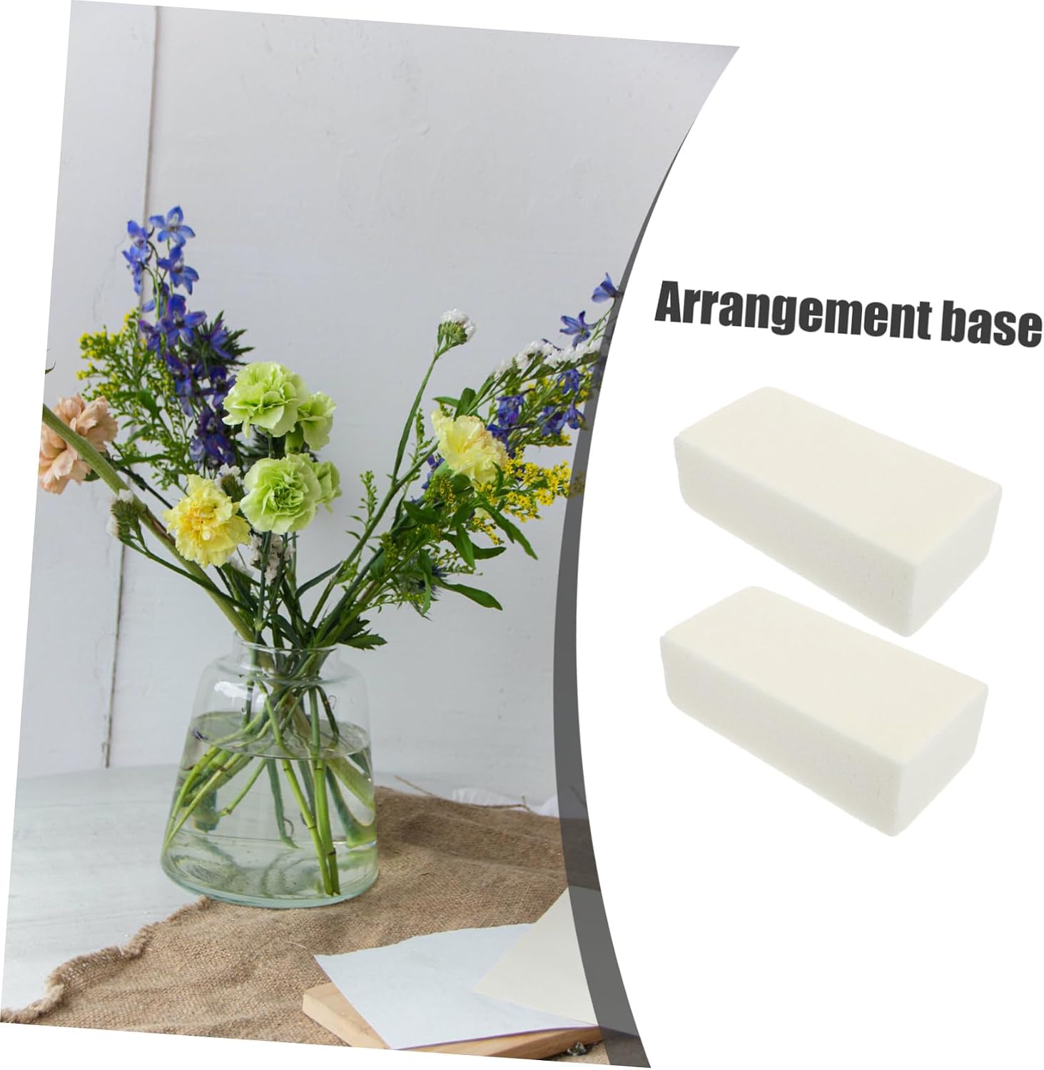 Angoily 5Pcs High-Density Floral Foam Blocks for Fresh Flower Arrangements for Wedding Bouquets Crafting and Floral Displays