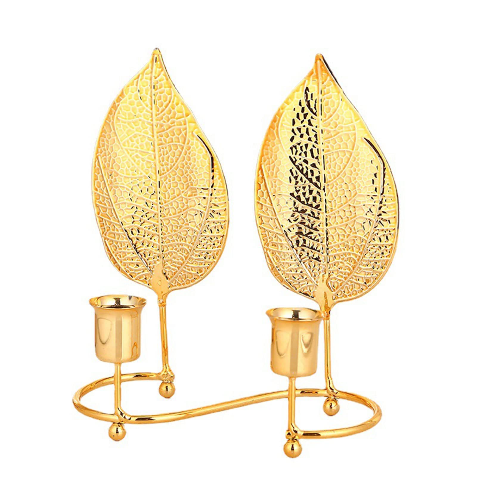 Buxuaaaa D Metal Holder Ecorative Stan Candlestick Esktop Ornaments For Wedding Party Bedroom Ecoration Metal Holder