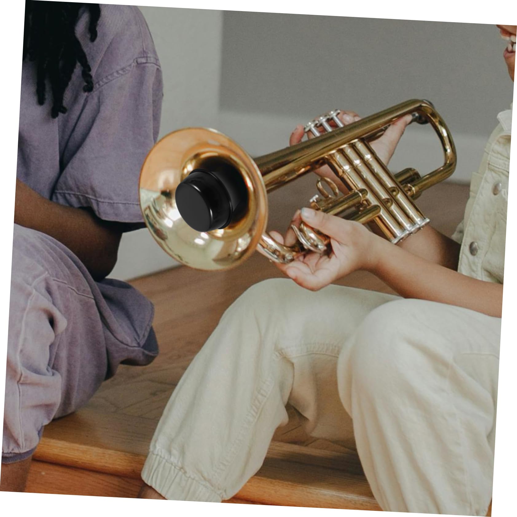 VICASKY Versatile Trumpet Mute Muffler for Trumpet Trombone and Horn Home Practice Noise Reducti