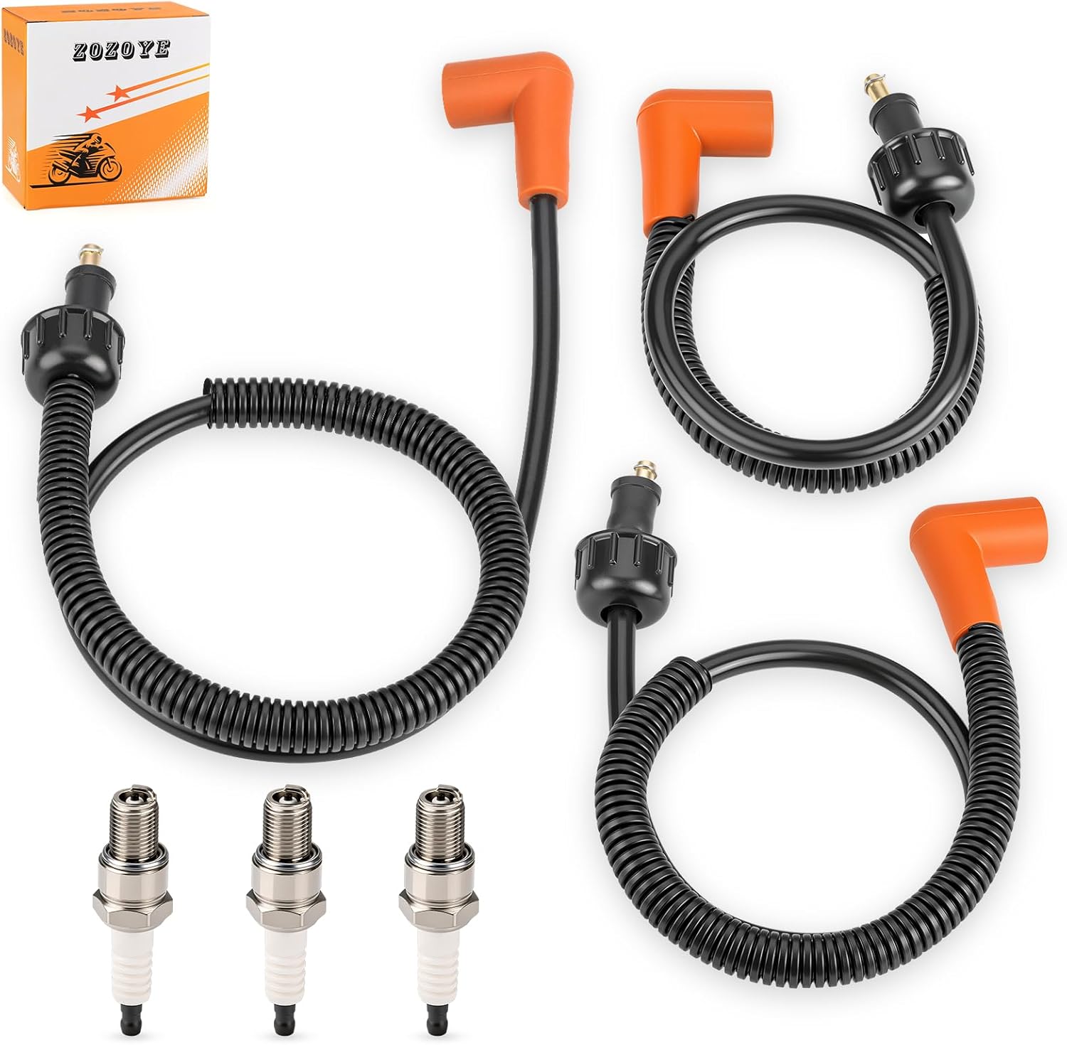 Ignition Coil Wire Cap w/Spark Plug For Polaris GENESIS SLX SLTX PRO 1200 VIRAGE TX 1999-2002