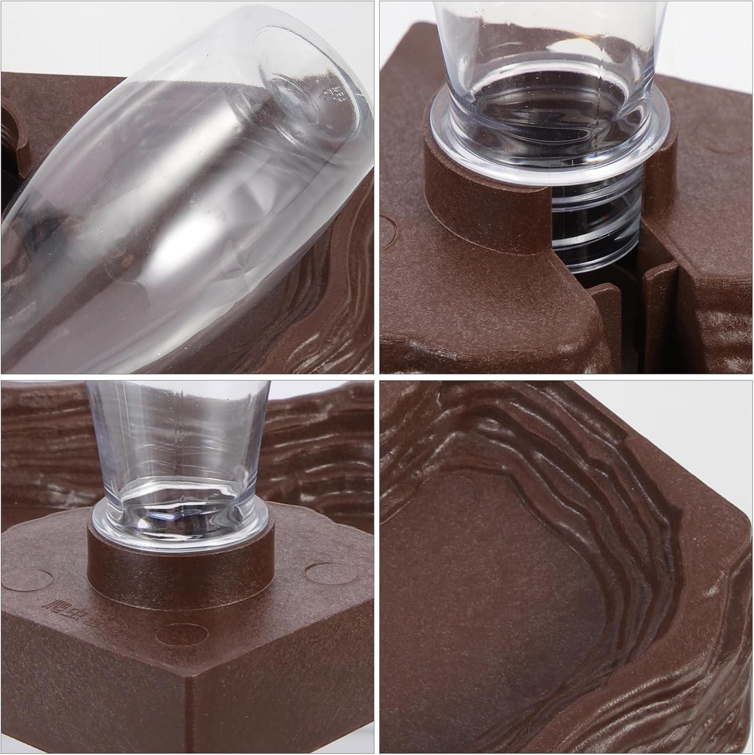 FRCOLOR Crawler Water Dispenser Animal Flooring Reusable Reptile Water Dispenser Automatic Reptile Small Tortoise er Small Dish Abs