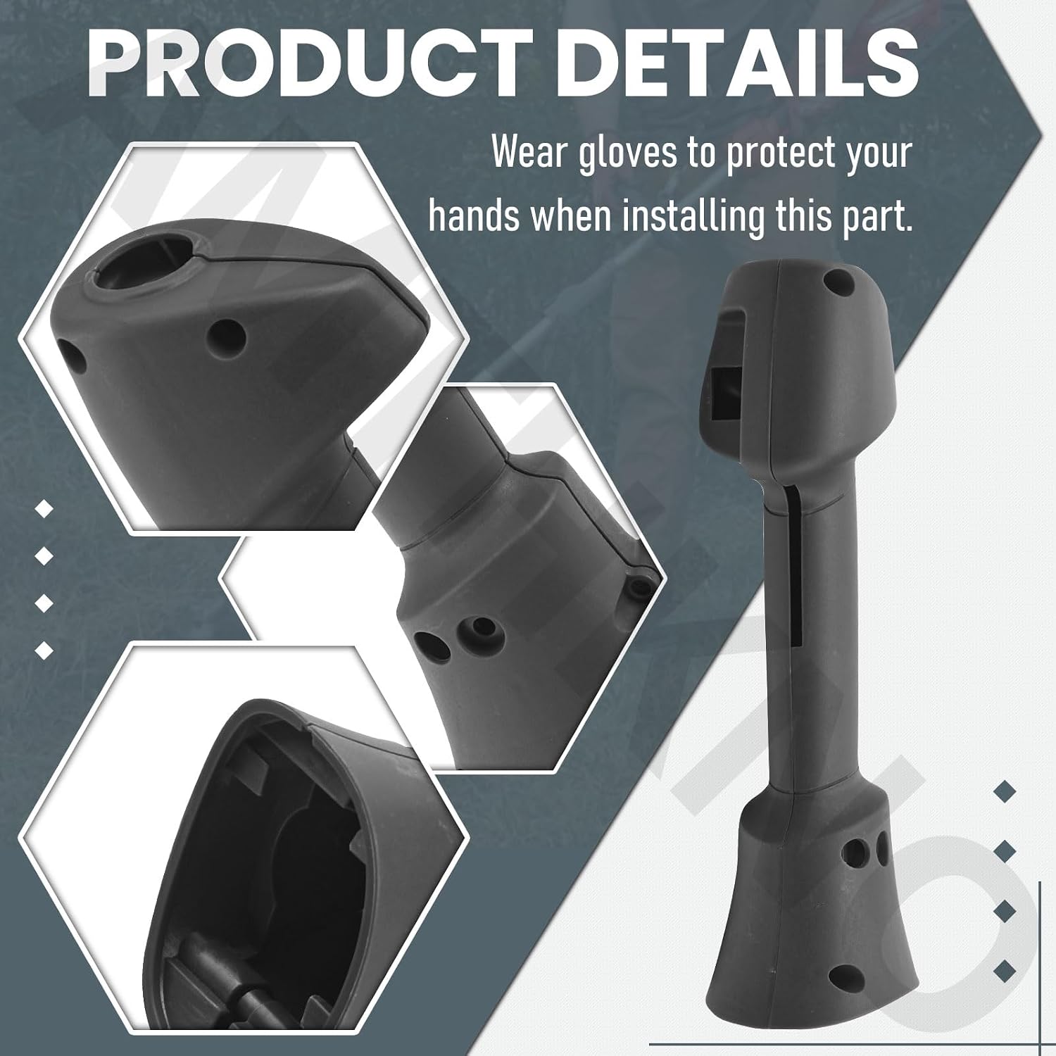 AMTHKNO 1 Set of 545223201 Housing Throttle (LH) & 545223001 Throttle Housing (RH) Kit Compatible with Husqvarna Trimmer Models
