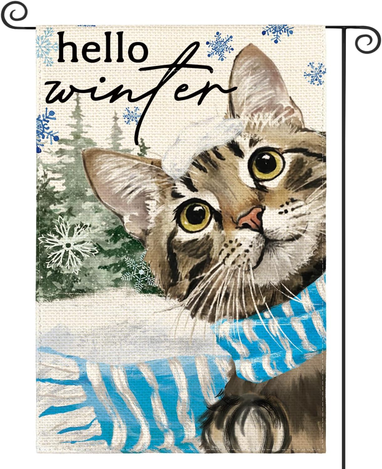 Carolines Treasures CDCO0026CHF Siamese Cat In The Garden Flag Canvas House Size Large Multicolor