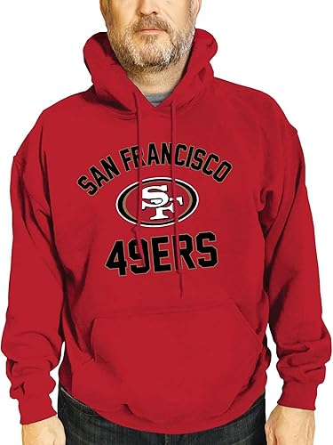 Miniatura 283 de Team Fan Apparel - Sudadera con capucha para adultos de NFL Gameday, mezcla de algodón y vellón de poliéster, abrígate y representa a tu