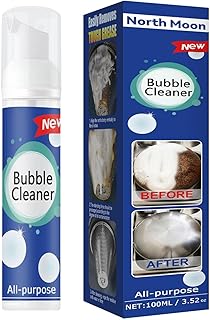 Kitchen Grease Cleaner Foam, Multi-Purpose Kitchen Cleaner, All-Purpose Kitchen Foaming Heavy Oil Stain Cleaner, Powerful Kitchen Cleaner Foam Spray, Stain Remover Spray for Stove, Grill, Oven, Pots