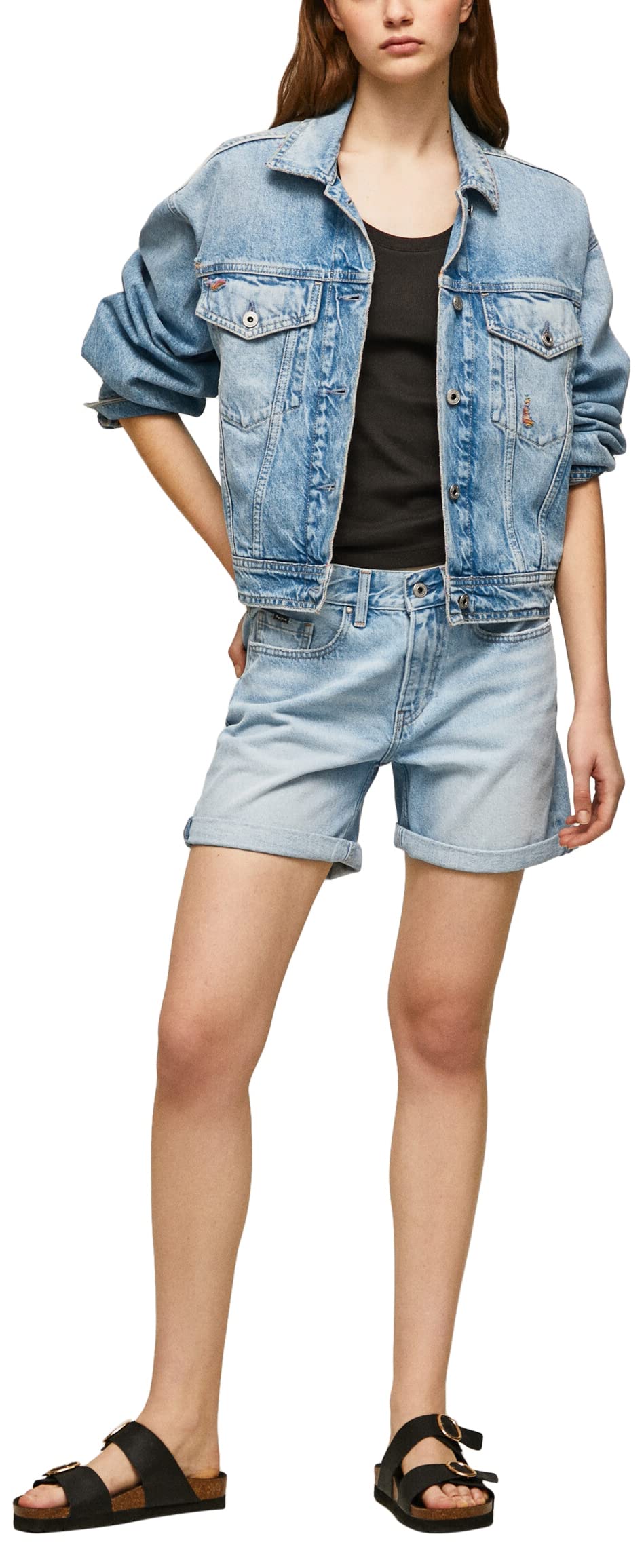 Pepe Jeans Mable Short, Pantalones cortos cargo Mujer