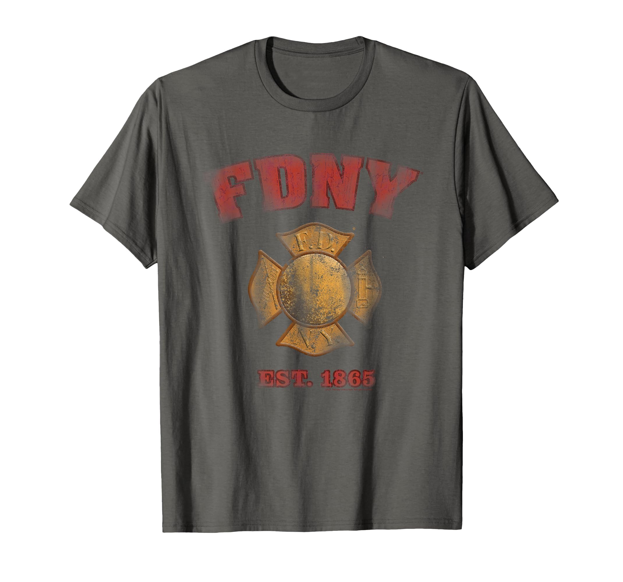 FDNY Vintage Badge T-Shirt