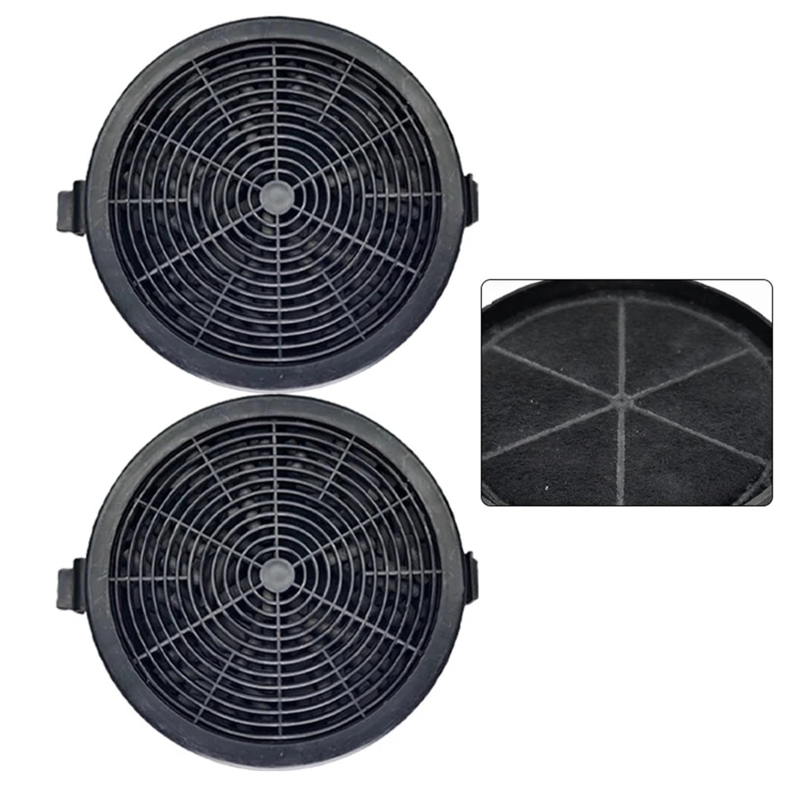 Compatible con filtro de carbón activado for campana extractora Universal de 2 uds, piezas de ventilación de cocina