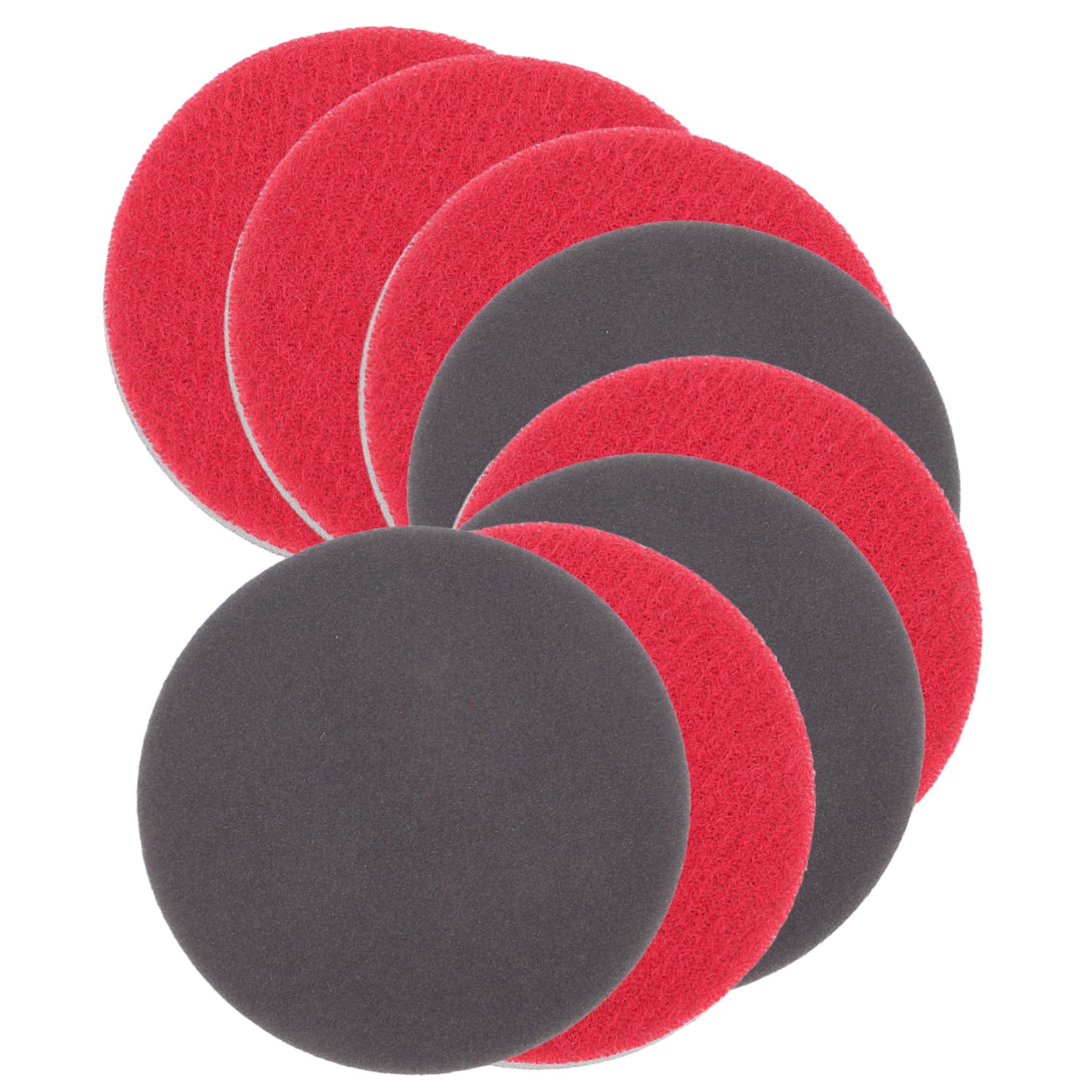 Mikikit 8Pcs Bowling Ball Polishing Pads Convenient Sanding Discs for Daily Use Grit Levels for Cleaning and Maintaining Bowling Balls