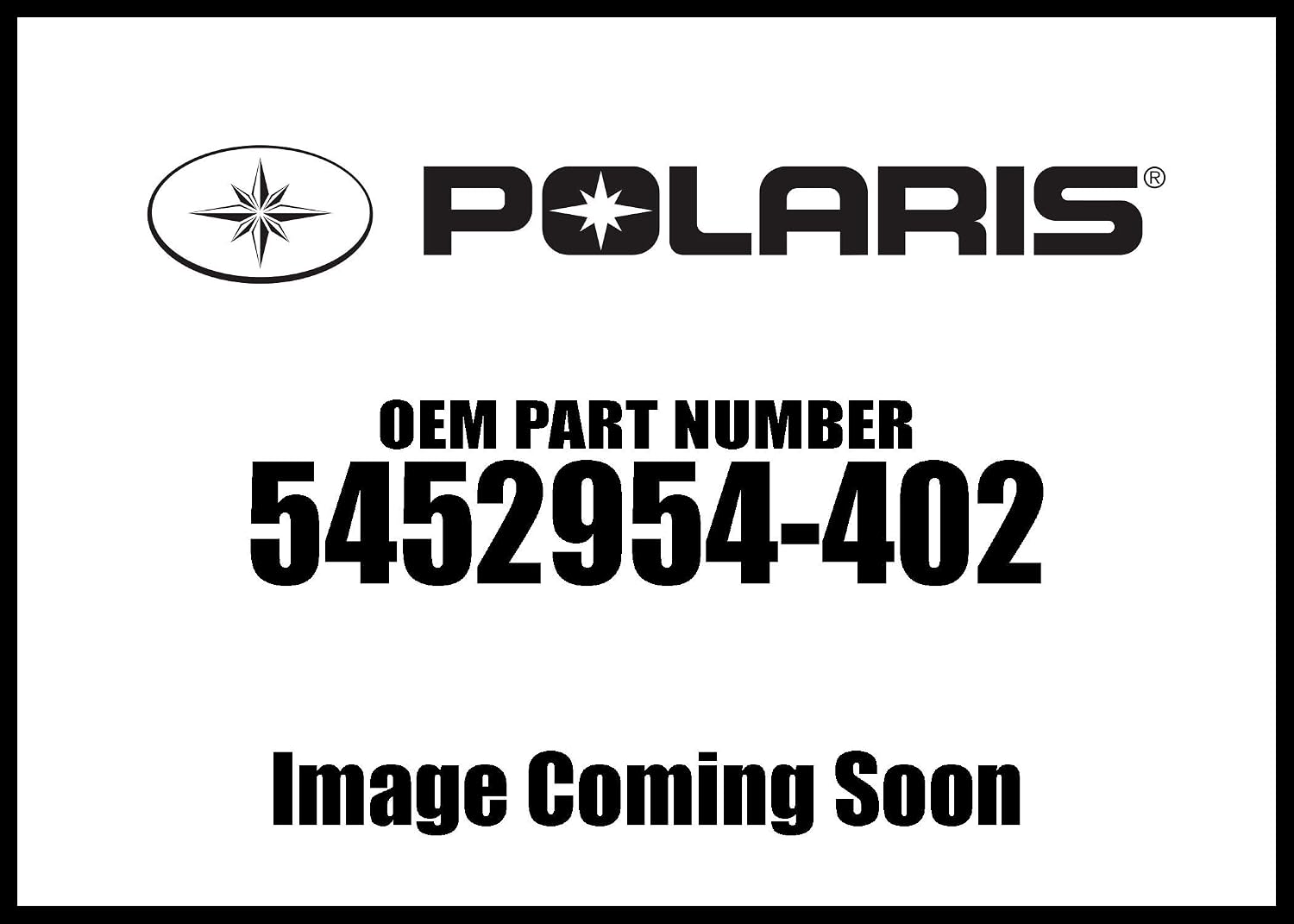 Polaris 5452954-402 COVER-BOLSTER BAR PNT RH T.SIL General 1000