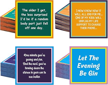 100 Pcs Funny Cocktail Napkins with Humor Sayings 5 x 5 Fun bar Beverage Paper Cocktail Napkins Adult Disposable Decorative for Wedding Birthday Picnic Party