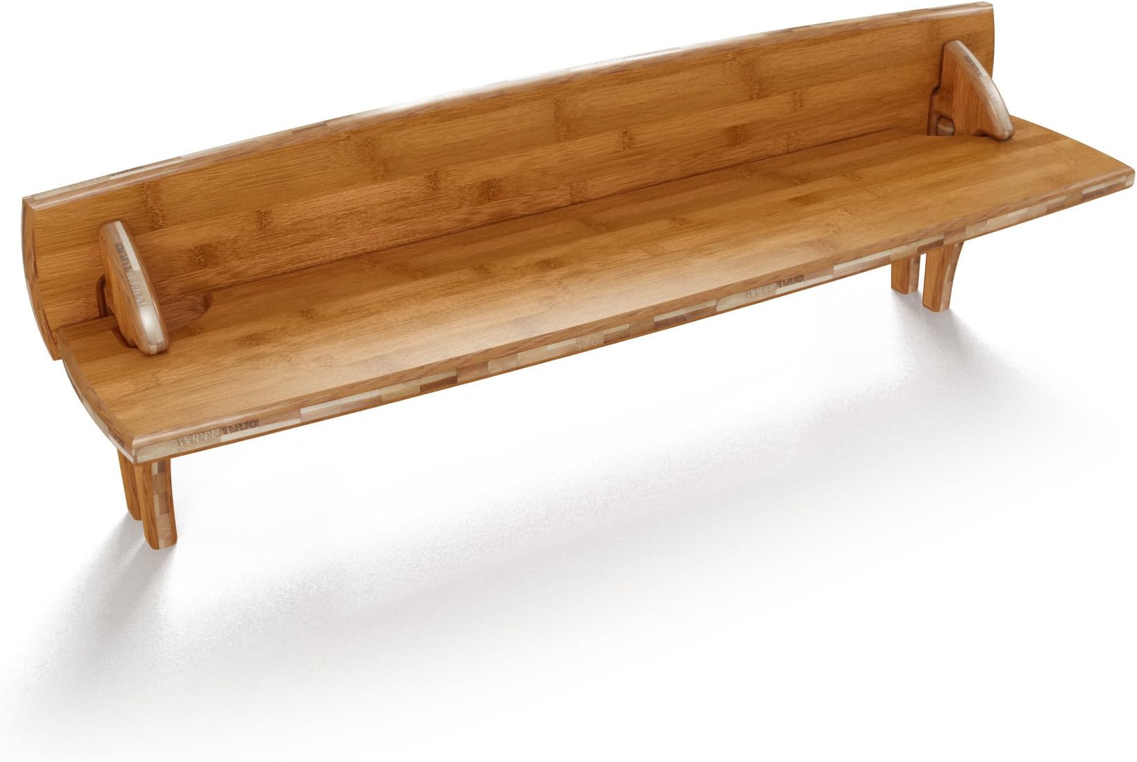 Legaré Furniture Accessory Desk Shelf, No Tool Assembly Adjustable Shelf, Amber