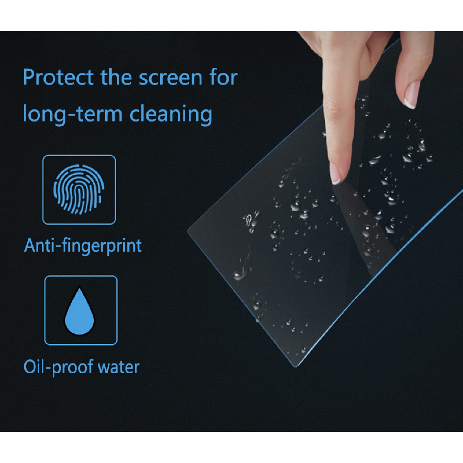 per Audi Q2 SQ2 2016-2020, Interni automobilistici Pannello Strumenti Membrana Schermo LCD Pellicola Protettiva in Vetro temperato AntiGraffio