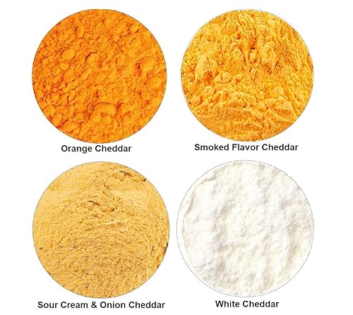 Miniatura 5 de Oasis Supply Cheddar Cheese Powder Muestra- 4 oz de cada cuatro sabores - 16 oz total