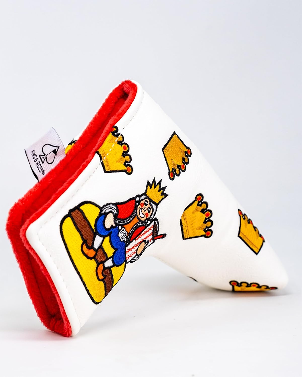 Pins & Aces Bogey Supreme Putter Cover – Premium Hand-Made Leather Headcover – Tour-Quality Protection for Putters – Fast Food-Themed Golf Accessory – Bold Style for Your Bag
